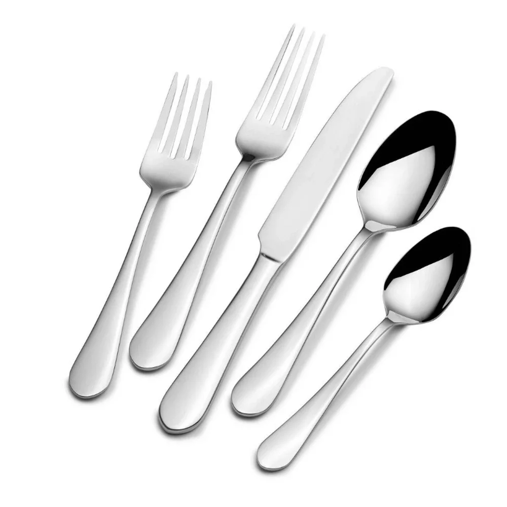 Wallace 20pc Hunter Home Collection Premium Stainless Steel Flatware Set New